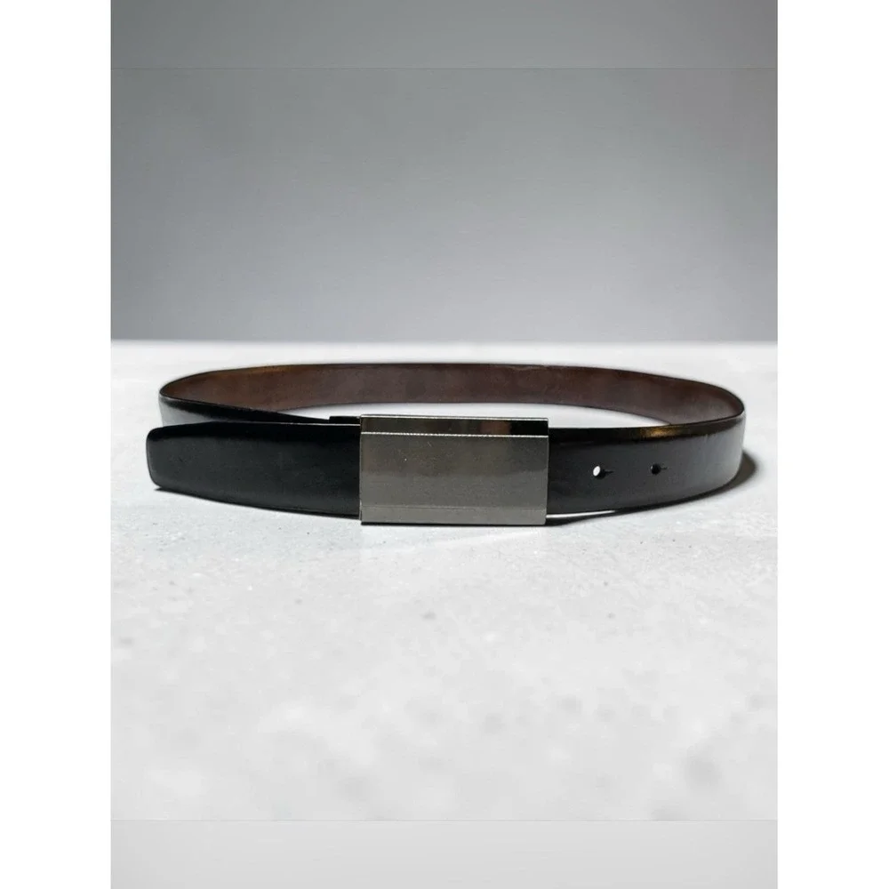 Mens Leather Belt Brown Size 38 1.5